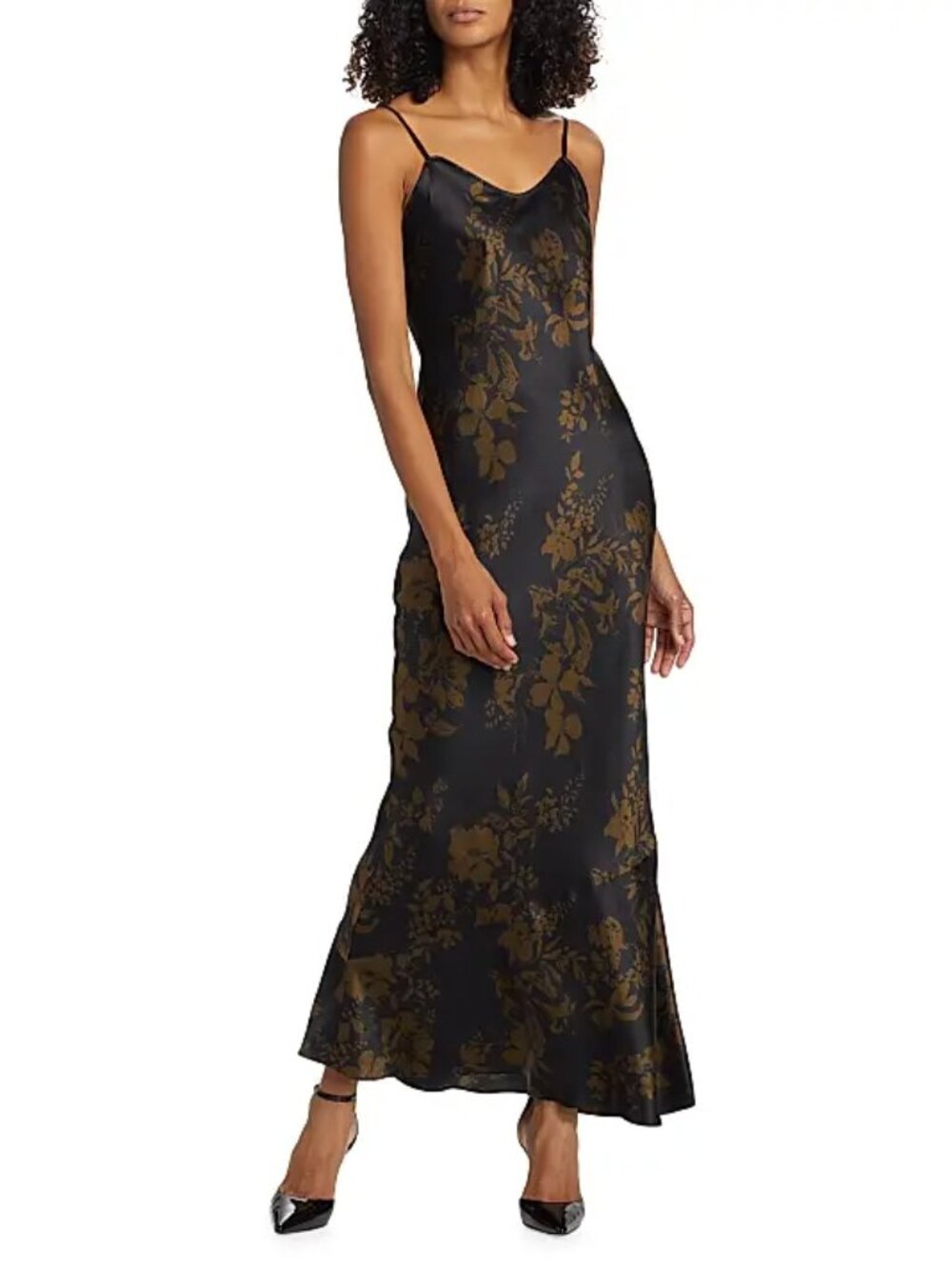 Reformation Parma Silk Floral Dress